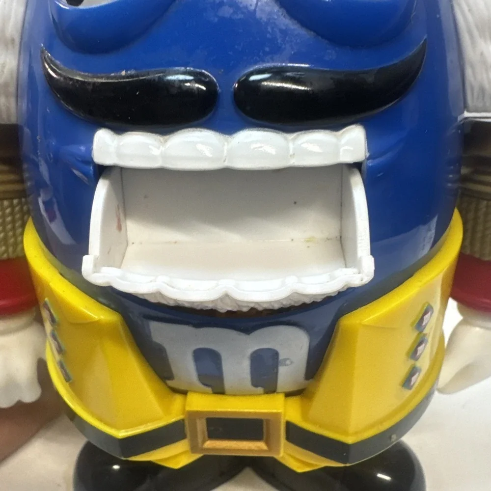 Vintage Blue M&M's‎ Nutcracker Candy Dispenser